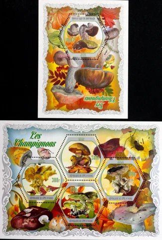 Local Post-Mushrroums- 1  S/Sh-.MNH**-ICO  104 Cover