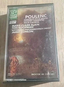 Poulenc - Concerto Pour Orgue / Concert Champetre (Cassette Tape) - Picture 1 of 6