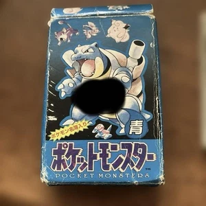 Pokemon Playing Cards Blastoise Blue Poker Deck Nintendo Used - Picture 1 of 24