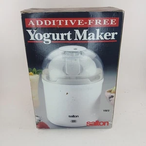 Vintage Salton Yogurt Maker YM9 1 Quart Home Made Additive-Free Kitchenware - Picture 1 of 6