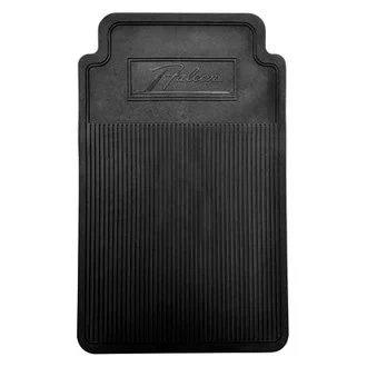 For Ford Falcon 1960-1970 Scott Drake 1st & 2nd Row Black Full Rubber Floor Mat - Imagem 1 de 2