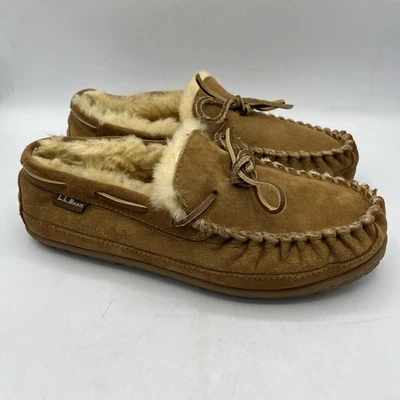 L.L. Zapatillas Bean Wicked Good para mujer talla 9 mocasines de gamuza forrados de piel de oveja 290467 Foto 1 de 4