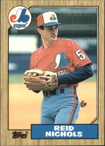 1987 Topps Traded Tiffany Baseball #87T Reid Nichols