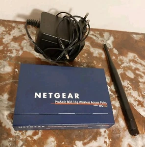 Netgear ProSafe 802.11g Wireless Access Point Model WG 102 Stromkabel Antenne - Bild 1 von 6