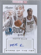2013-14 Panini Prestige Stars of the NBA Monta Ellis Auto Insert #'d 25/25