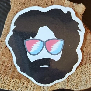 2 ¼" Grateful Dead & Co - Jerry Garcia head - SYF shades Vinyl Stickers - Picture 1 of 2