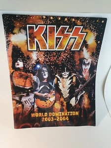 2003-2004 Kiss World Domination Tour Program Book Booklet Kiss Collectible - Picture 1 of 7