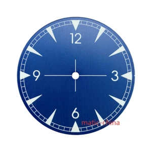 HQ 33.2mm Sterile Watch Dial Parts Brushed Rail master Style Fit For NH35 NH36 - Picture 1 of 7