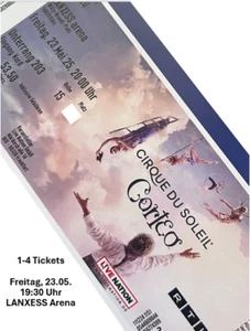 1-4 Tickets, Cirque du soleil - CORTEO, Fr. 23.05. 19:30 Uhr, Lanxess Arena Köln - Bild 1 von 1