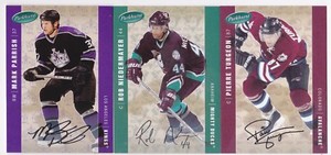 05-06 Parkhurst Rob Niedermayer /100 Facsimile Auto Ducks 2005