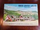 Postcard MT Montana Clinton Rock Creek Lodge Bar Cafe Motel Roadside