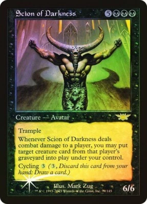 Legions MTG  FOIL  Scion of Darkness  Magic - Image 1 of 2