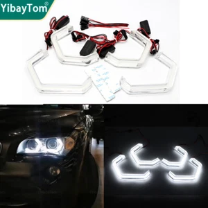 DTM M4 Style Led Angel Eyes Rings DRL for BMW X1 E84 2009-2015 Xenon Headlight - Picture 1 of 11