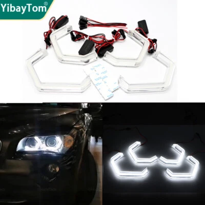 DTM M4 Style Led Angel Eyes Rings DRL for BMW X1 E84 2009-2015 Xenon Headlight - Image 1 of 4