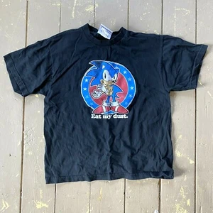 Sonic The Hedgehog T-Shirt Eat My Dust Sega Video Youth Size XL 2005 - Picture 1 of 7