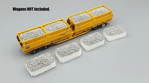 Realistic Wagon loads for DAPOL OO GAUGE MRA Side Tipping Ballast Wagons Set - Picture 1 of 4