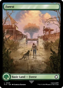 MTG Forest #325 Basic Land PIP Fallout Magic the Gathering Card NM/M, PACK FRESH - Picture 1 of 1