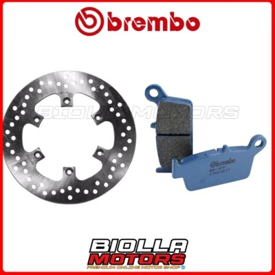 KIT PASTIGLIE + DISCO BREMBO KAWASAKI KX 125 1997 POSTERIORE [TT - Fisso] 68B407 - Изображение 1 из 4