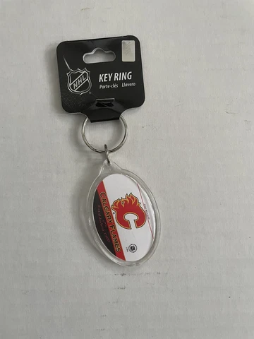 Calgary Flames WinCraft Acrylic Keyring Chain NHL NWT Cover