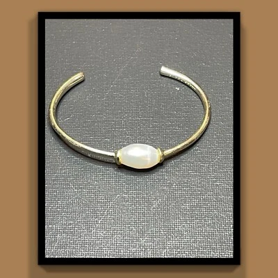 Kendra Scott Baroque Pearl Gold Cuff Bracelet - Image 1 of 4