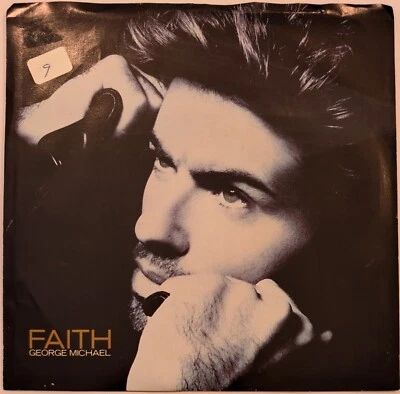 George Michael – Faith – Columbia – 38-07623 –1987 45 RPM 7" Single Excellent Foto 1 de 4