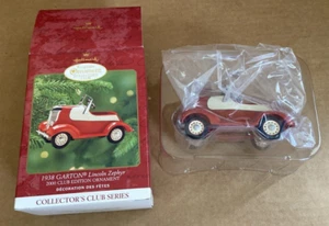 Hallmark Keepsake Ornament 1938 Garton Lincoln Zephyr 2000 Club Edition - Picture 1 of 7