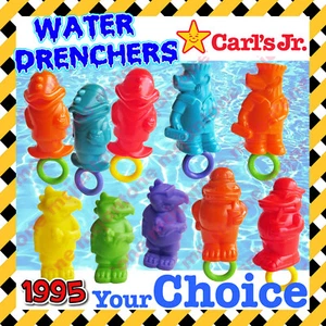 Carl's Jr. 1995 AGUADOR Piscina Bañera Baño Chorro Squirter TU Juguete ELECCIÓN - Imagen 1 de 19