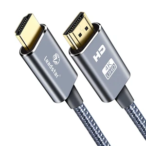 HDMI Cable 4K 15 Ft, High Speed HDMI 2.0 Cord Braided | 4K@60Hz, Ultra HD, 2160P - Picture 1 of 12