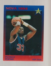 1994 Star Nova #2 Patrick Ewing card, New York Knicks HOF