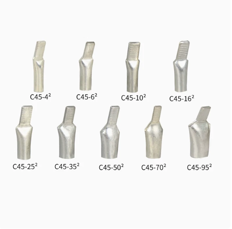 Tube Flat Pin Crimp Terminal 4-95mm² Cable for Circuit Breaker Tin Plated Copper - Image 1 of 4