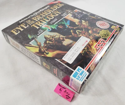 Dungeons Dragons Eye of the Beholder Trilogy PC DOS Big Box NEW SEALED complete - Image 1 of 4