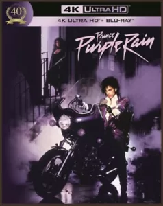 Prince Purple Rain 40th Anniversary New 4K Ultra HD Region B Blu-ray - Picture 1 of 1