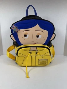 Mini mochila impermeable Loungefly Coraline cosplay - Imagen 1 de 20