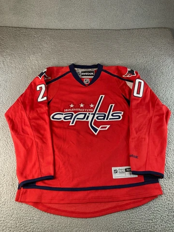 Washington Capitals Stitched Jersey Men’s Reebok NHL Troy Brouwer #20 Medium Cover