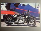 1948 Harley Davidson Panhead Motorradbild, Druck - SELTEN!! L@@K rahmenbar