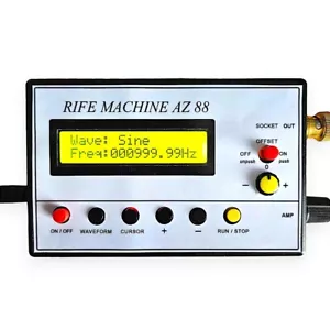 RIFE MACHINE PRO AZ88 avec Fonction Zapper Hulda Clark et Batterie Externe - Foto 1 di 12