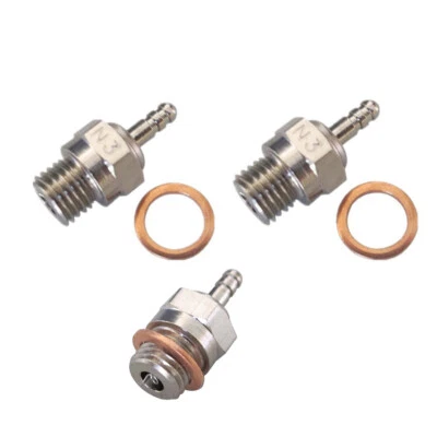 3x 70117 Hot Spark Glow Plug No.3 N3 for RC HSP Traxxas Nitro Engine Car Buggy - Image 1 of 4