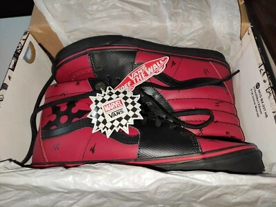 Vans Marvel sk8 Hi Deadpool unisex men 9 us 42 rar Ltd. Edition. Collector New - Imagen 1 de 4