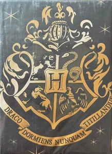 Harry Potter Bettwäsche  135 x 200cm Schwarz mit Reißverschluss 100% Baumwolle - Bild 1 von 2