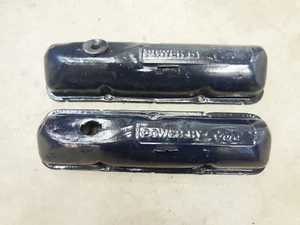 Ford FE 360 390 427 428 Rocker Arm VALVE COVER SET "Power By Ford" Valve Covers - Picture 1 of 13