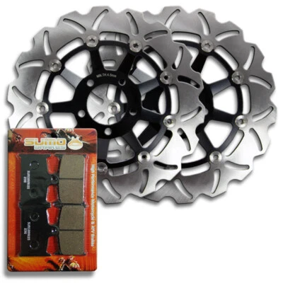 Rotores delanteros + pastillas de freno para Suzuki GSXR600 [92-93] GSXR 750 [88-93] 1100 [89-92] Foto 1 de 4