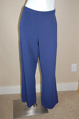 Pantalones de espera SUTTON STUDIO Ink NUEVO tejido Ponte Pull On Spandex ~ Talla L ~ Entrepierna 32" Foto 1 de 4