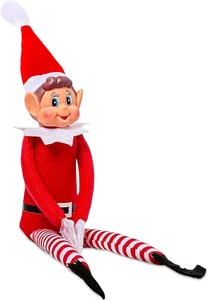 Elfie Pupazzo a Forma Di Elfo Birichino, Con Corpo Morbido E Viso in Vinile, 15  - Foto 1 di 12