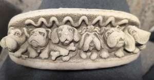 Carruth Studio Hot Dog Outdoor/Indoor Wall Sculpture. - Picture 1 of 4