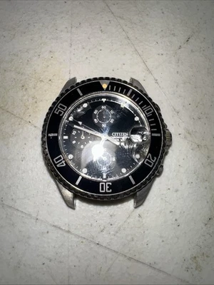 Citizen Chronograph Wr100 0510-S004446 GN-4-S relógio masculino para reparo - Imagem 1 de 4