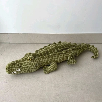 Ikea Krokodil Alligator Jättemätt Kuscheltier Klappar jattematt Stofftier 65 cm - Bild 1 von 3