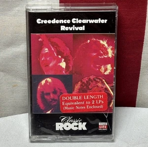CREEDENCE CLEARWATER REVIVAL Greatest Hits cassette NEW vtg 1985 Time Life 2-LP - Picture 1 of 2