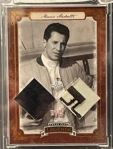 2023 Mario Andretti Press Pass Legends Jersey Fusion /25 RARE 🔥 - Picture 1 of 2