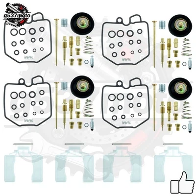 4X Ultimate Carburetor Repair Kit For Honda 1980-1982 w/plug CB750C CB750K -US - Imagem 1 de 4