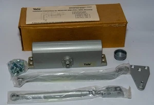 NOS Yale 2303 Non-Handed Non-Hold Open Door Closer in Aluminum - Picture 1 of 5